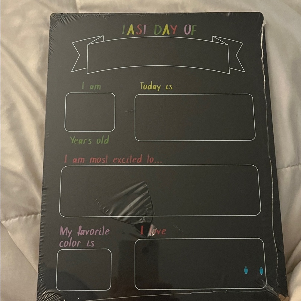 Double-Sided Chalkboard Sign - Picture 2 of 2